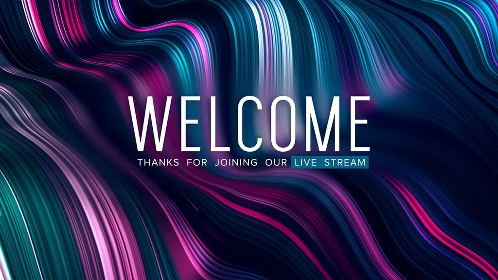 Stream Welcome Wavelength Church Motion Graphic