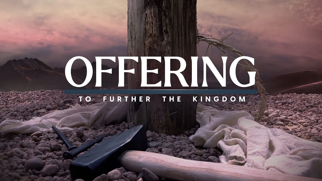 Offering Calvary Church Motion Graphics Easter