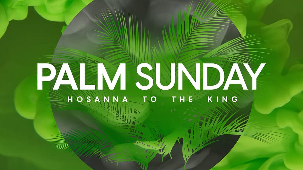 Palm Sunday Title Colormix Church Motion Graphics