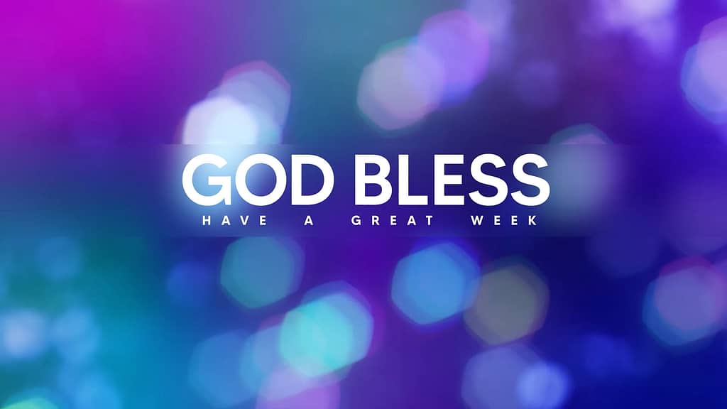 Goodbye Close Bokeh Lights Motion Graphics