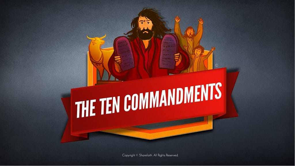 The Ten Commandments Kids Bible Stories