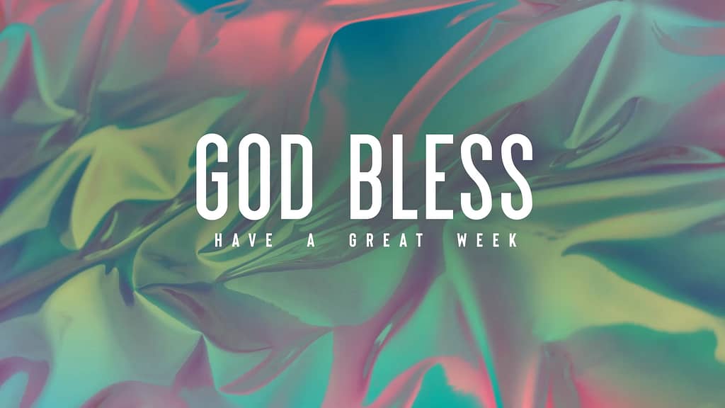 God Bless Chroma Wave Church Motion Graphics
