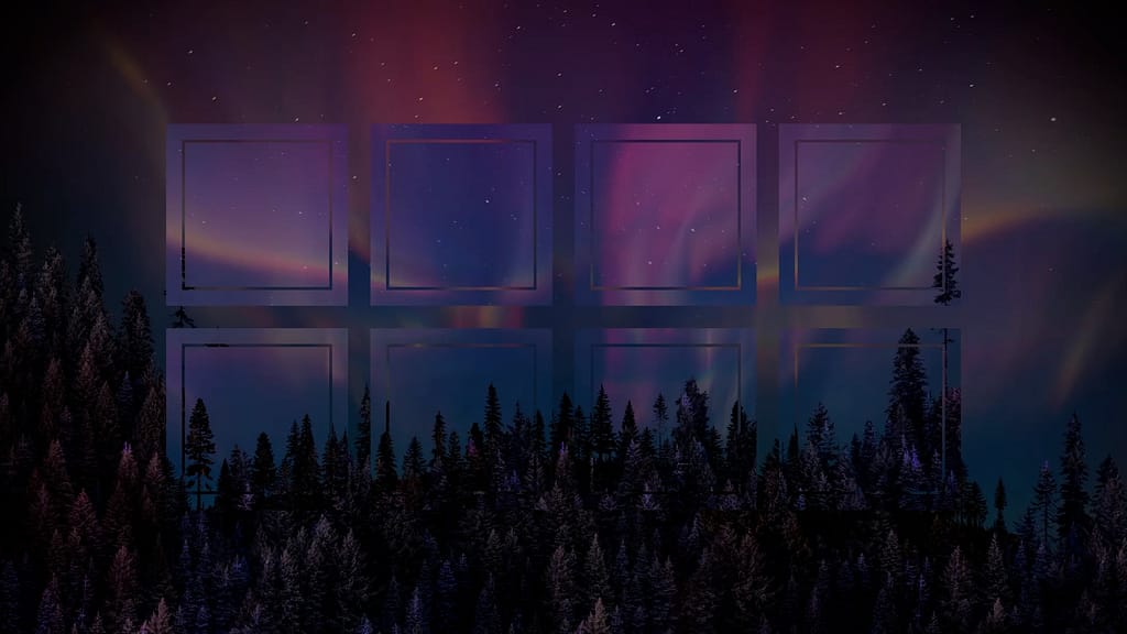 Aurora Glow 6 Remix Motion Worship Video Loop