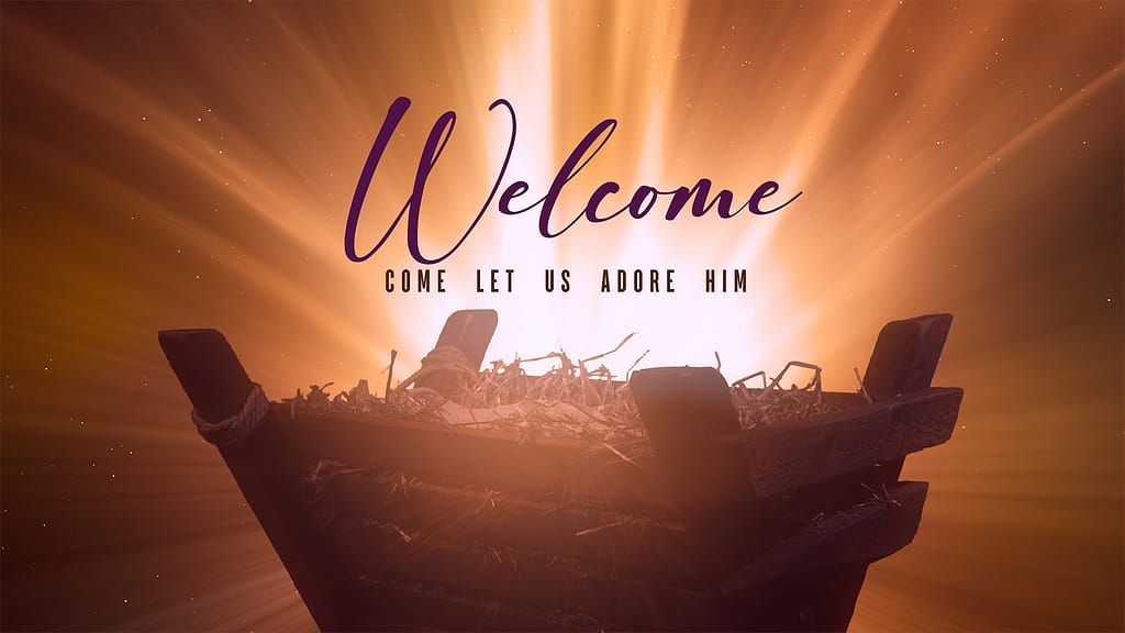 Christmas Manger Collection by Lifescribe Media: Welcome