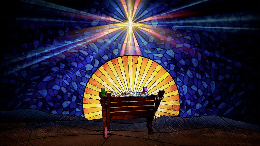 Stained Glass Collection by Lifescribe Media: Manger