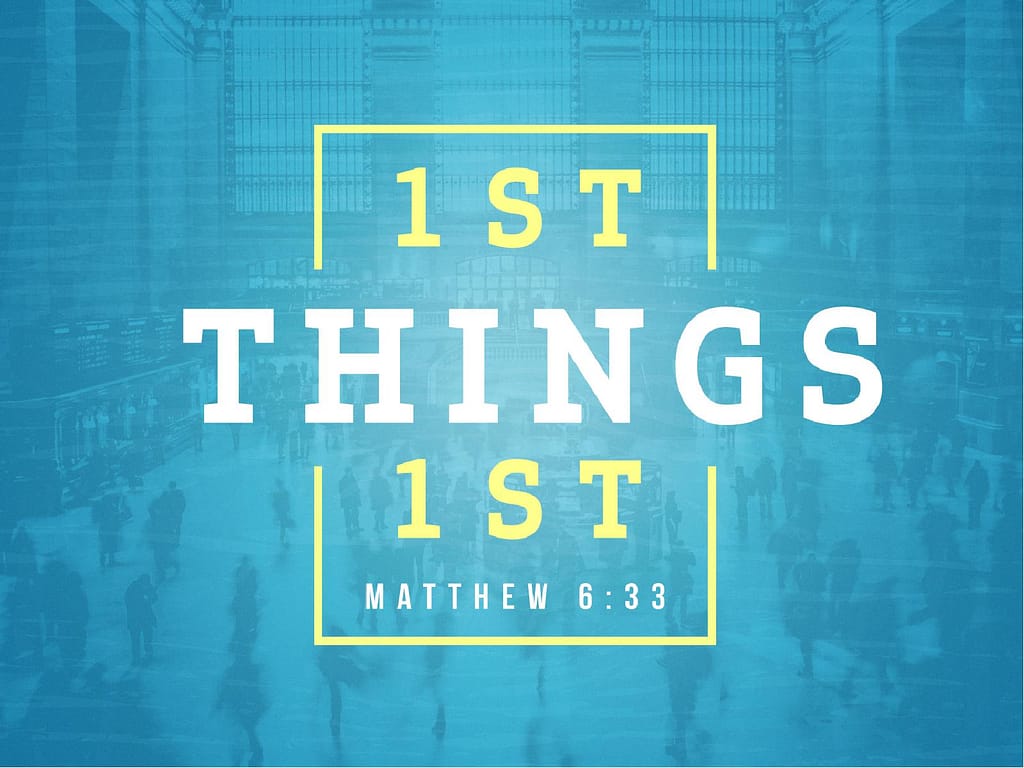 Seek First The Kingdom Of God Sermon PowerPoint