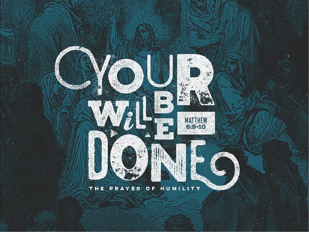 Matthew 6 Your Will Be Done Christian PowerPoint
