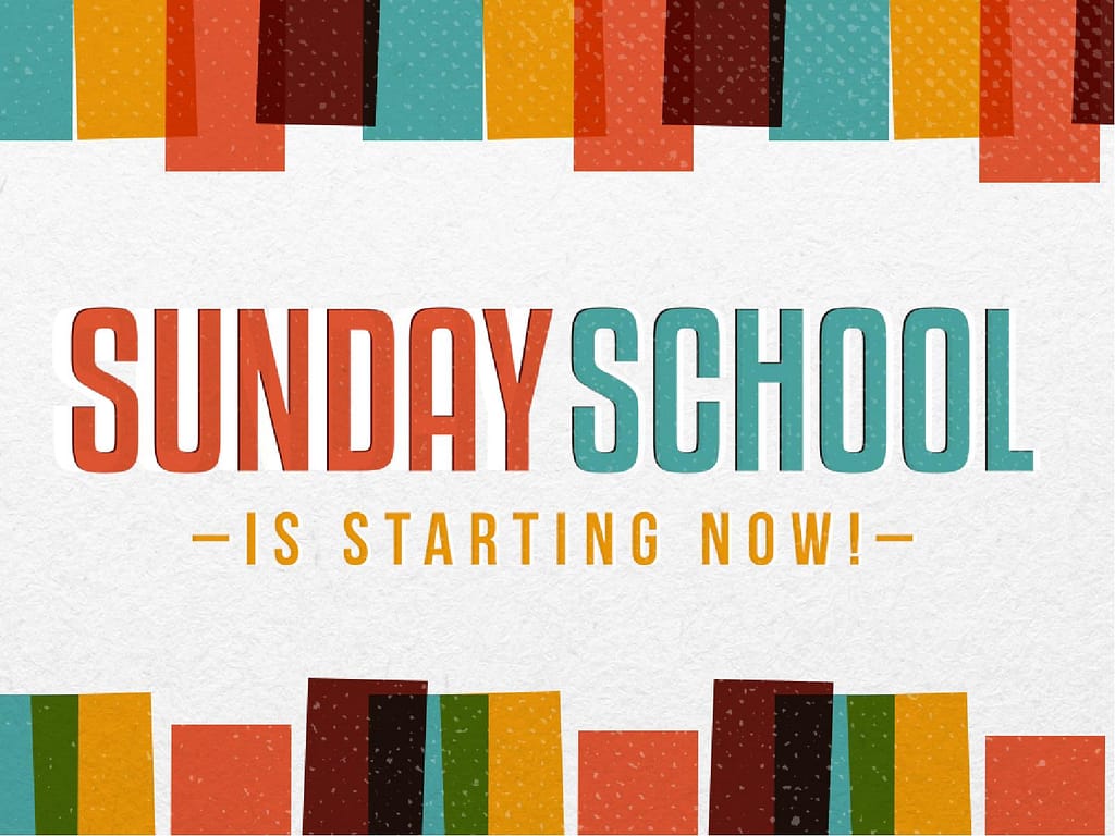 Sunday School is Starting Now Church PowerPoint