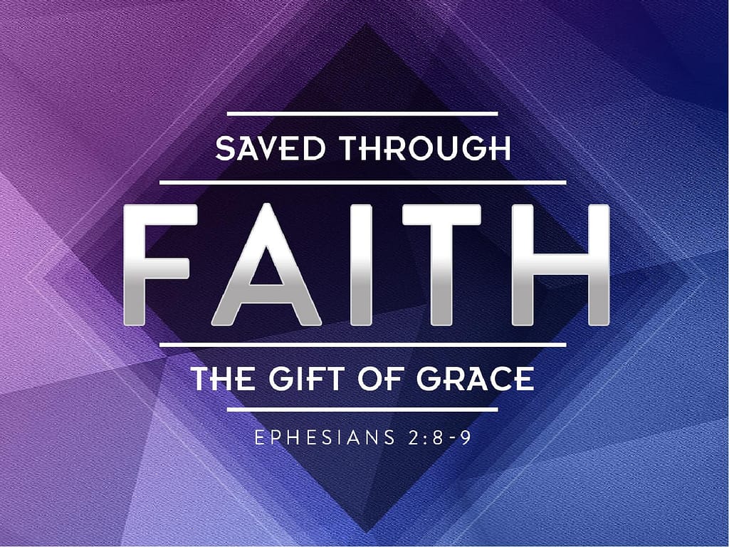 Saved Through Faith Religious PowerPoint
