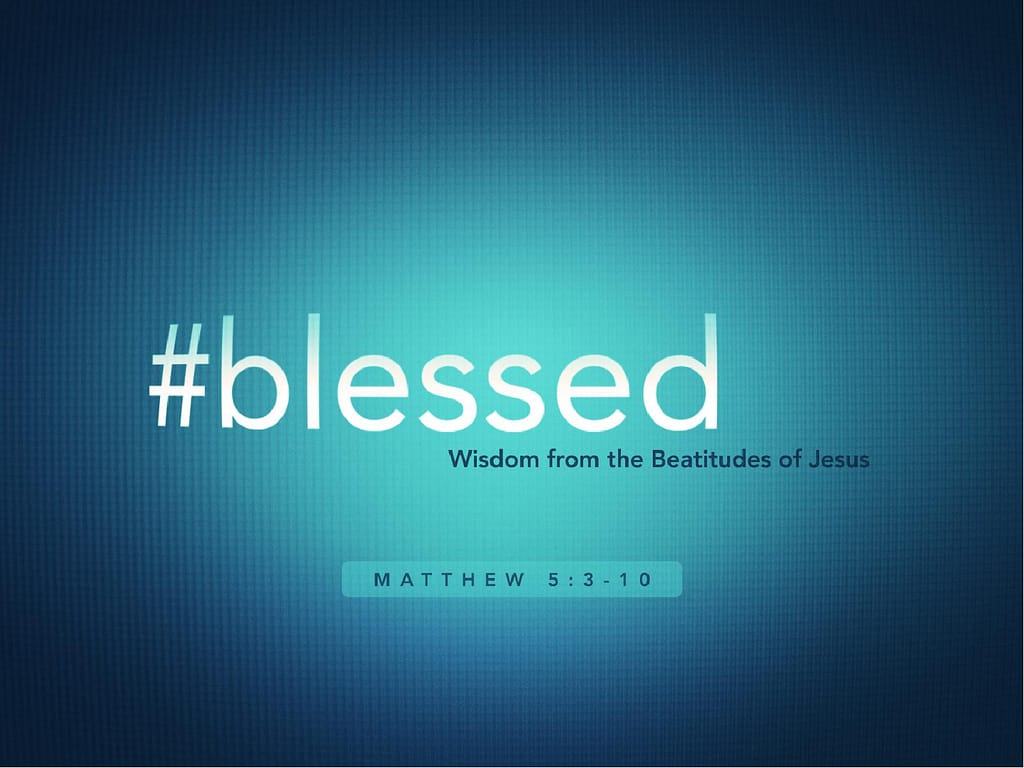 Hashtag Blessed Religious PowerPoint