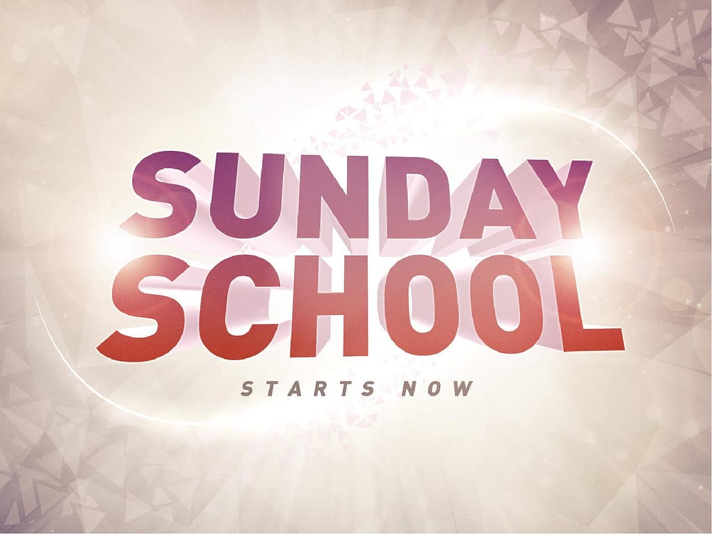 Sunday School Graphics for Church PowerPoints