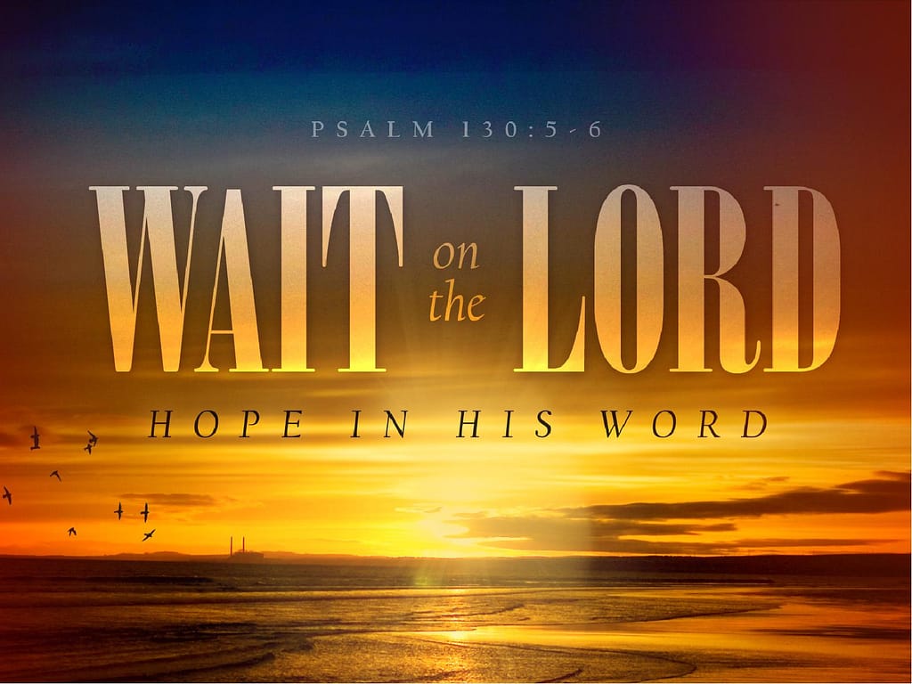Wait on the Lord Christian PowerPoint