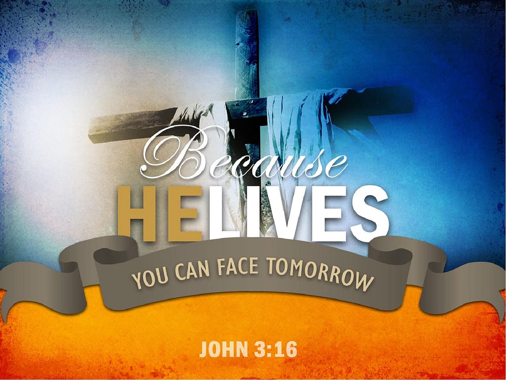 He Lives Church PowerPoint Template