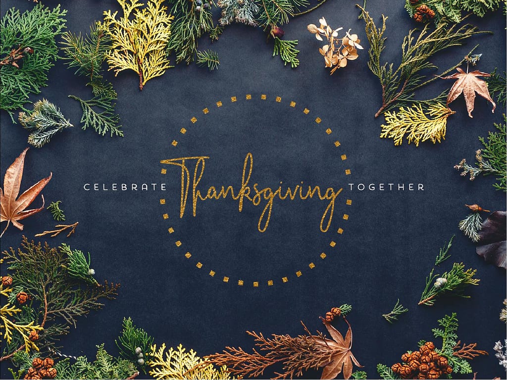 Celebrate Thanksgiving Together Church Powerpoint