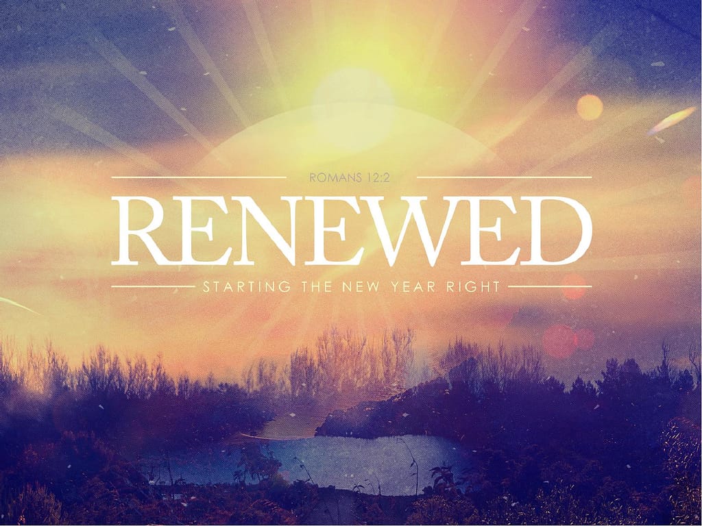 Renewed Religious Sermon PowerPoint Graphic