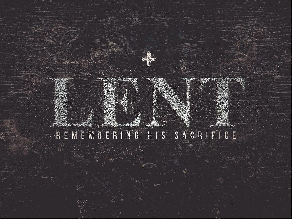 Lent Powerpoint Church Graphic