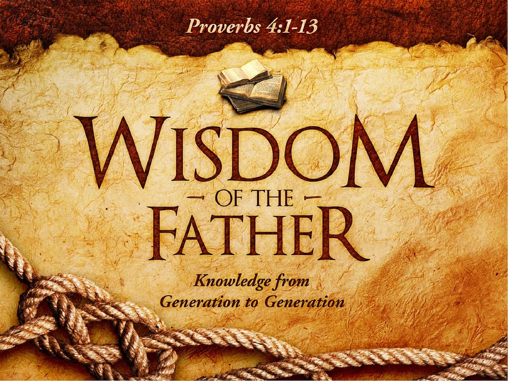 Wisdom Of The Father PowerPoint Template