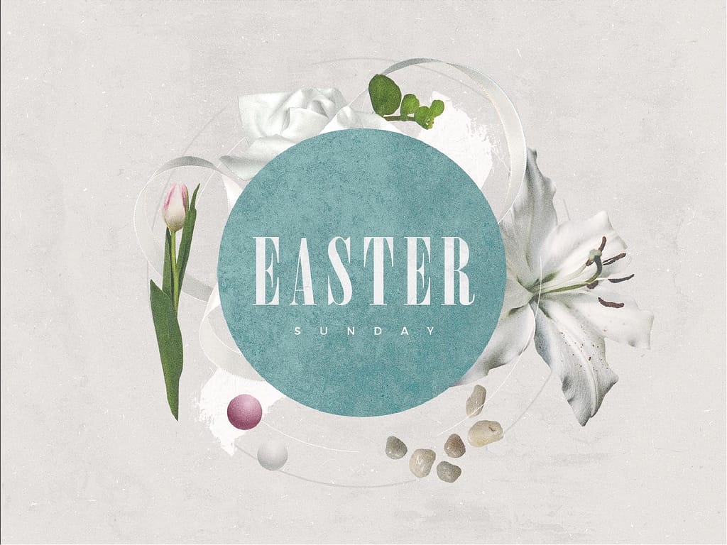 Easter Sunday Lily Church PowerPoint