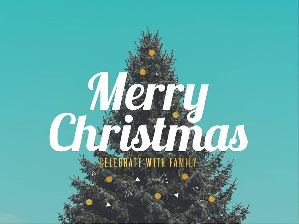 Christmas Tree Holiday Church PowerPoint