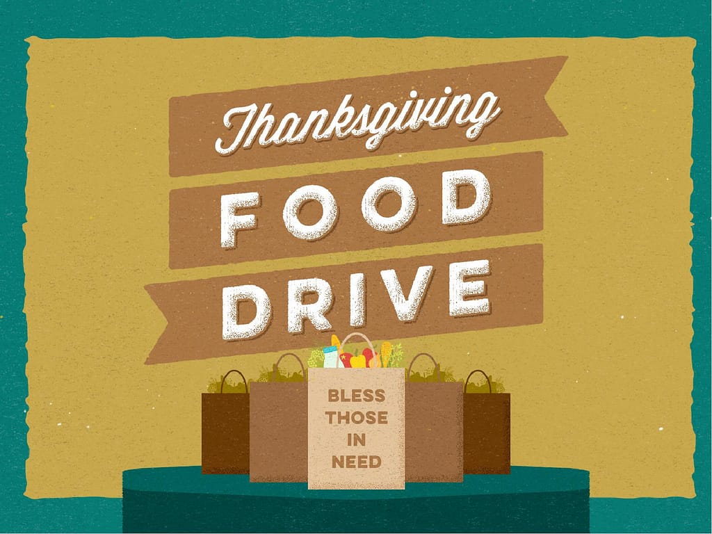 Thanksgiving Food Drive Christian PowerPoint
