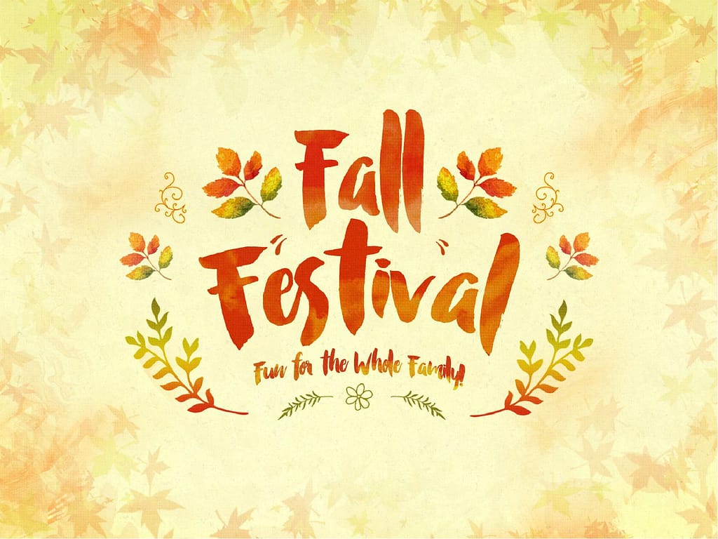 Fall Festival Family Fun Religious PowerPoint