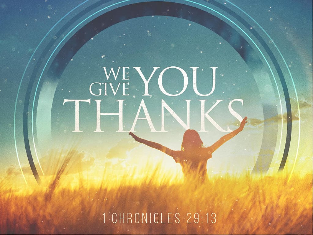 We Give You Thanks Christian PowerPoint