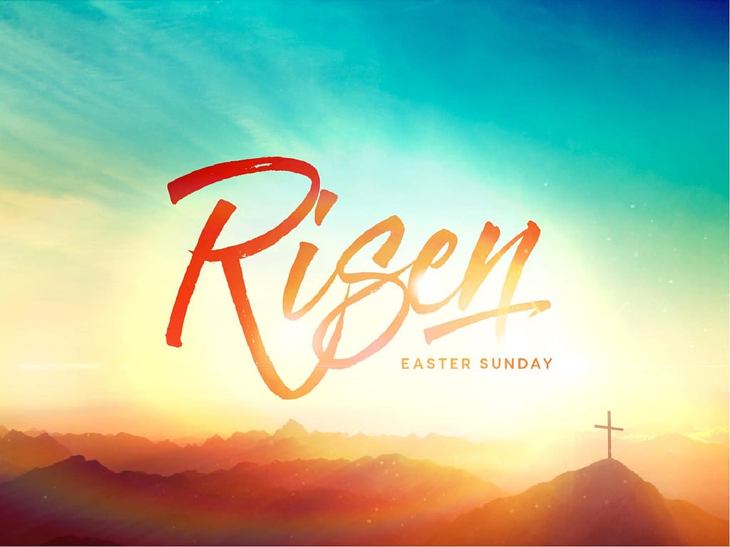 Risen Easter Sunday Church PowerPoint