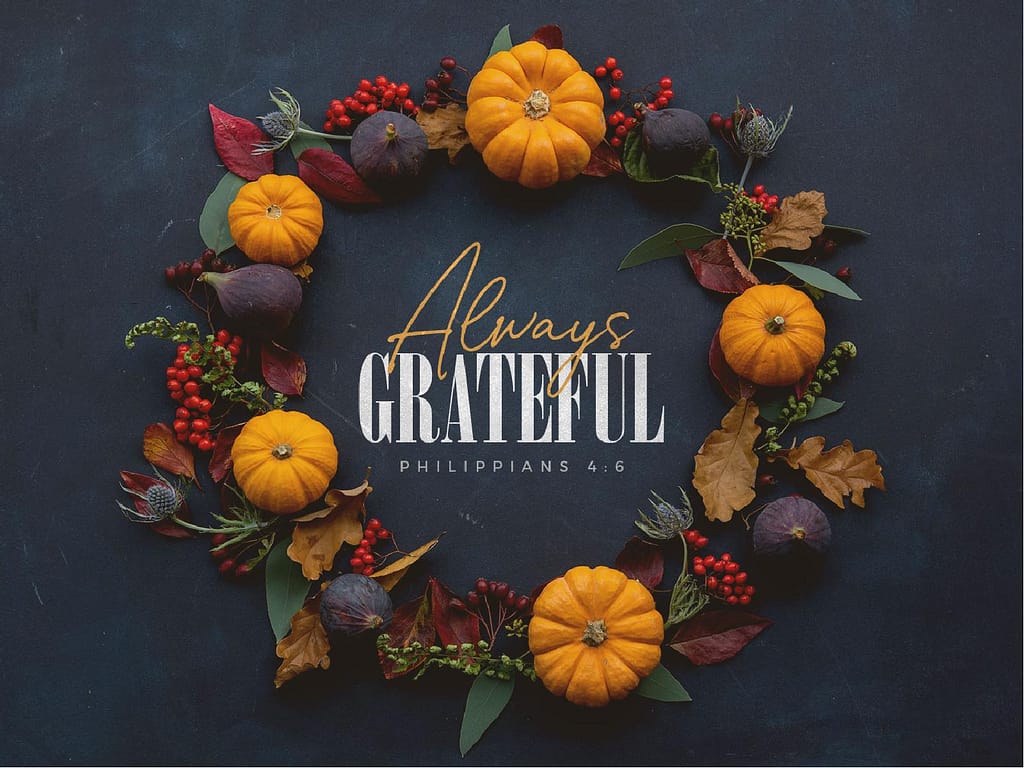 Always Grateful Thanksgiving Church PowerPoint