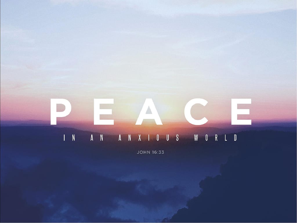 Peace Of Mind Sermon Graphic