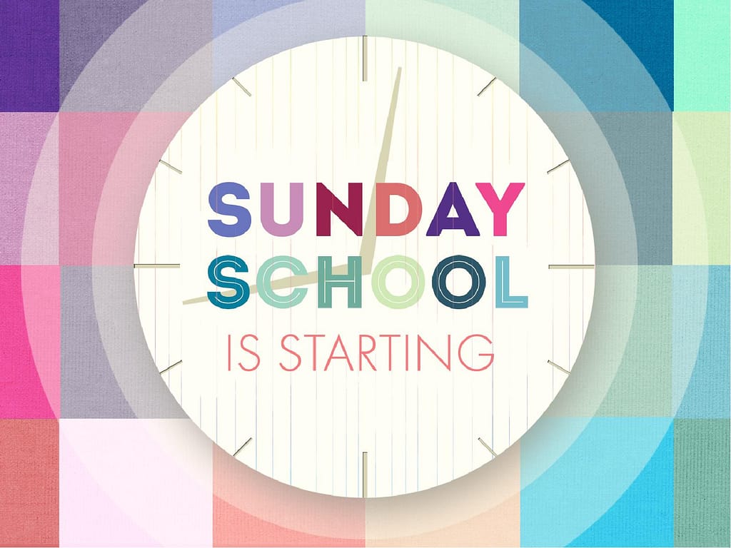 Sunday School Starting Graphics For Church
