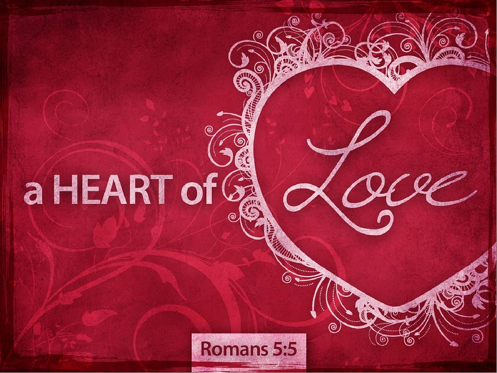 Love Heart Valentines Day PowerPoint Template