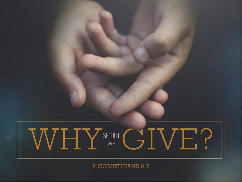 Why Should We Give Ministry PowerPoint