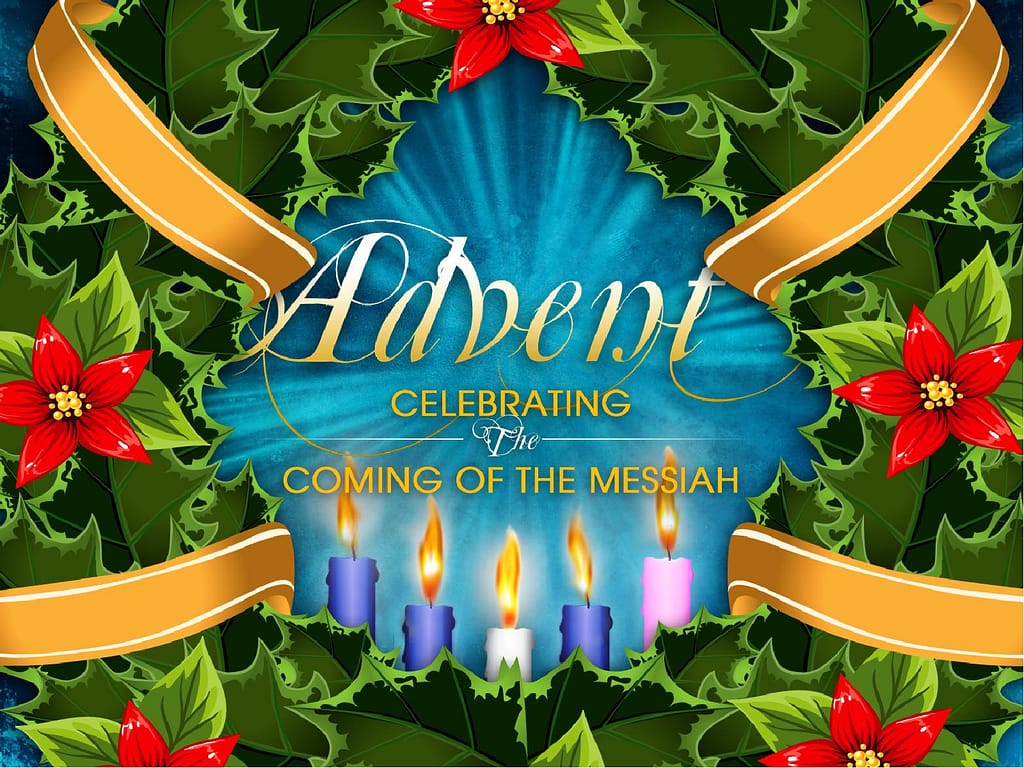 Advent Candles PowerPoint Template