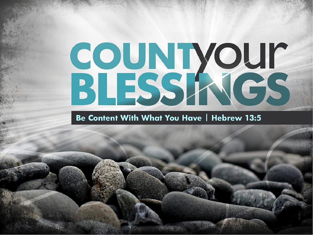 Count Your Blessings PowerPoint