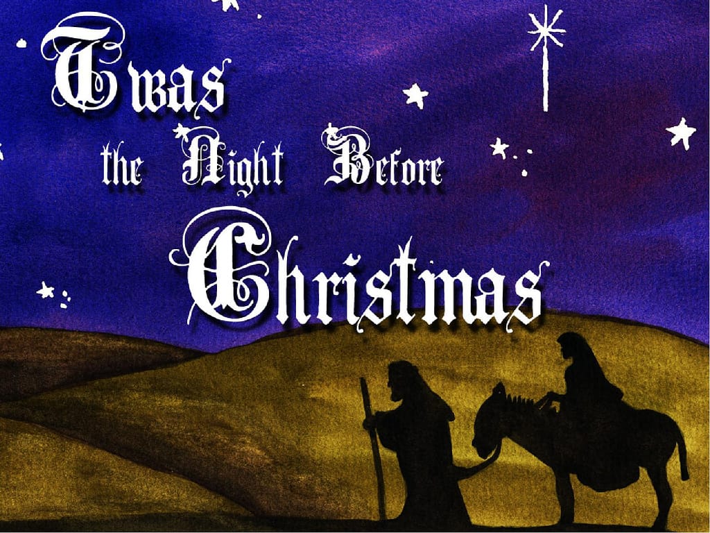The Night Before Chrismas PowerPoint