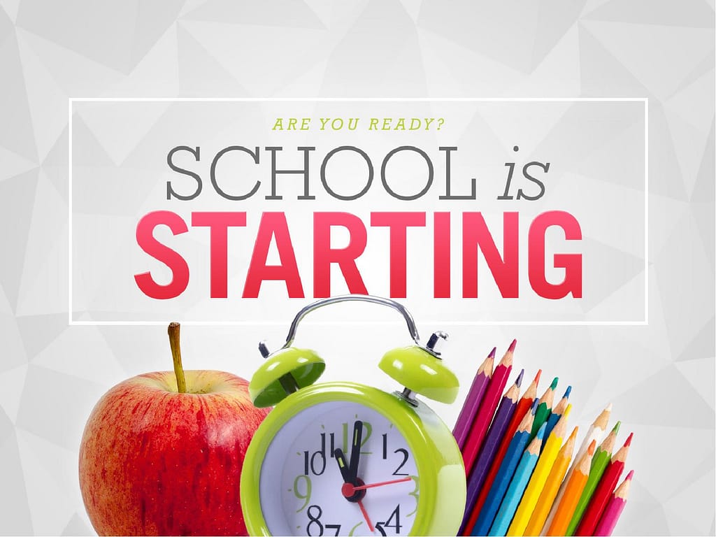 School is Starting Ministry PowerPoint