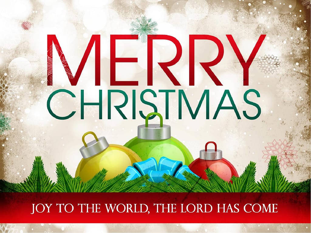 Merry Christmas Church PowerPoint Template