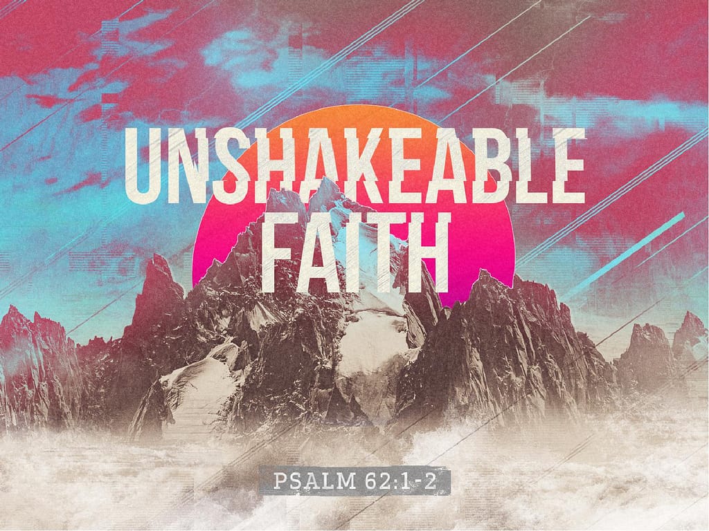 Unshakeable Faith Sermon Series PowerPoint Template