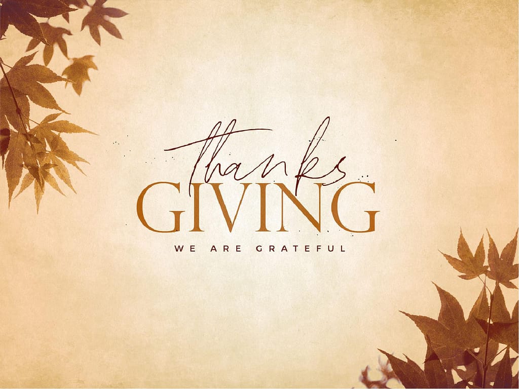 Grateful Thanksgiving Church PowerPoint