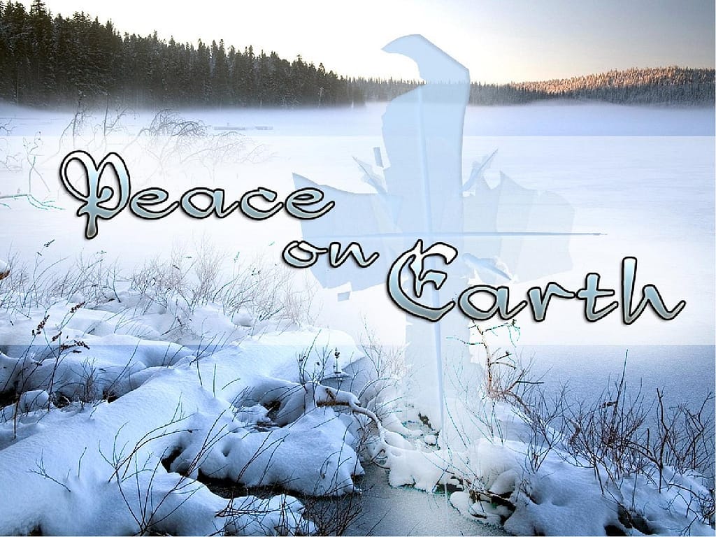 Winter, Peace on Earth, and a Cross