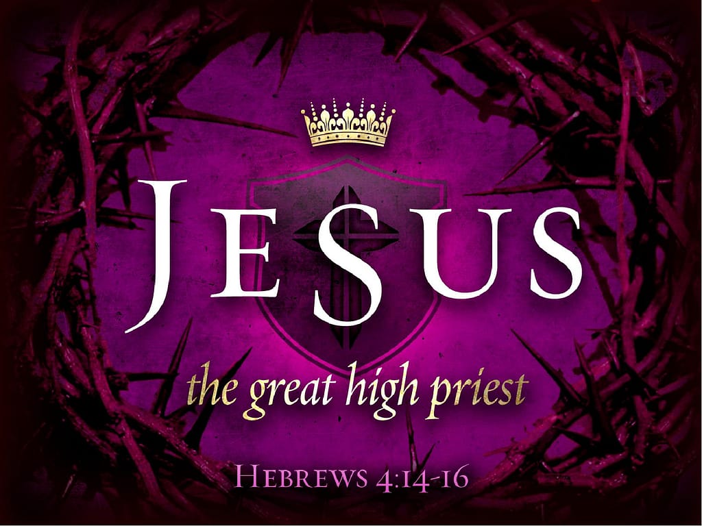 Jesus High Priest Resurrection Easter PowerPoint Template