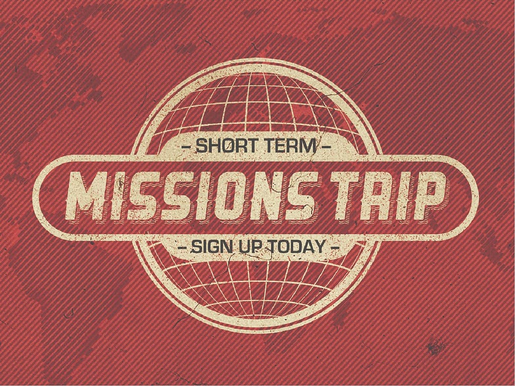 Short Term Mission Trip Religious PowerPoint