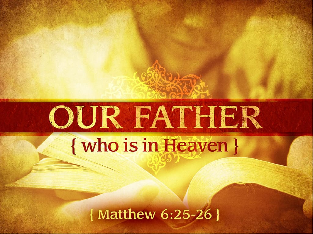 Our Father In Heaven PowerPoint Template