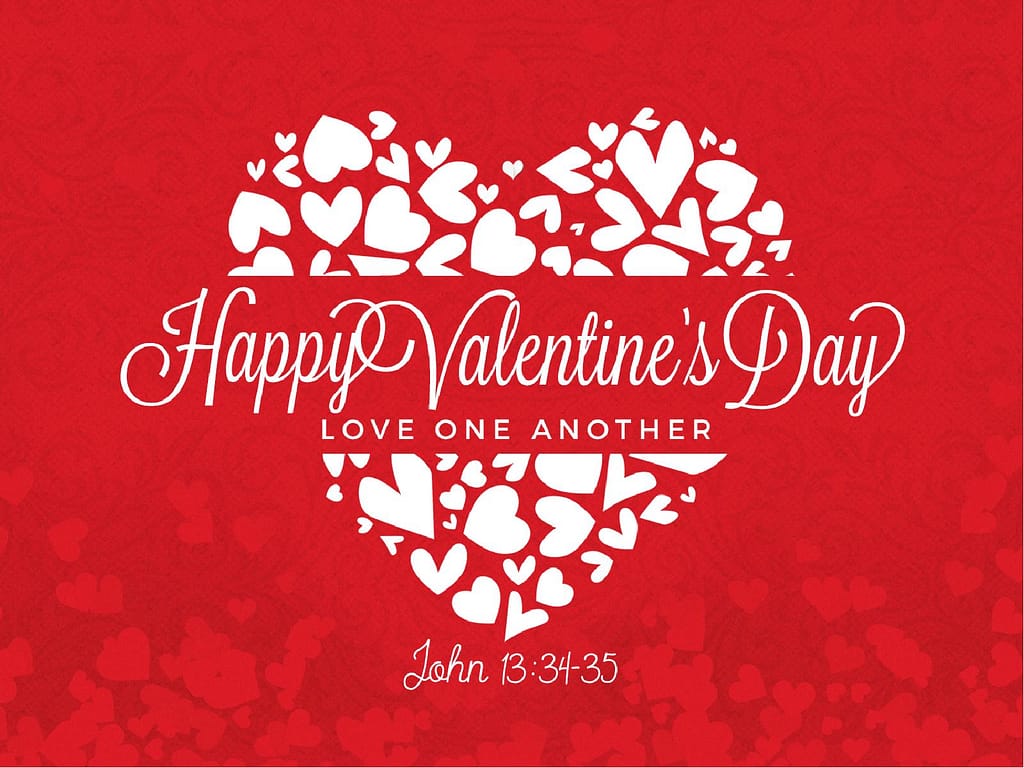 Happy Valentine's Day Love One Another Church PowerPoint