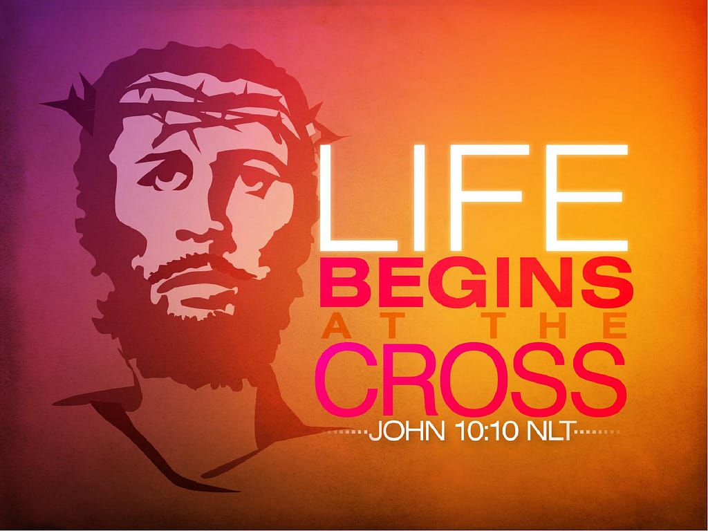 Jesus on the Cross PowerPoint Template