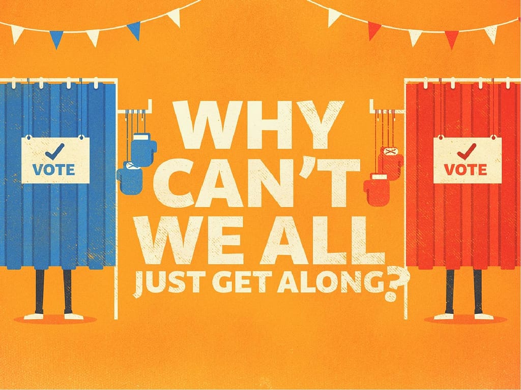 Why Cant We All Get Along Church PowerPoint