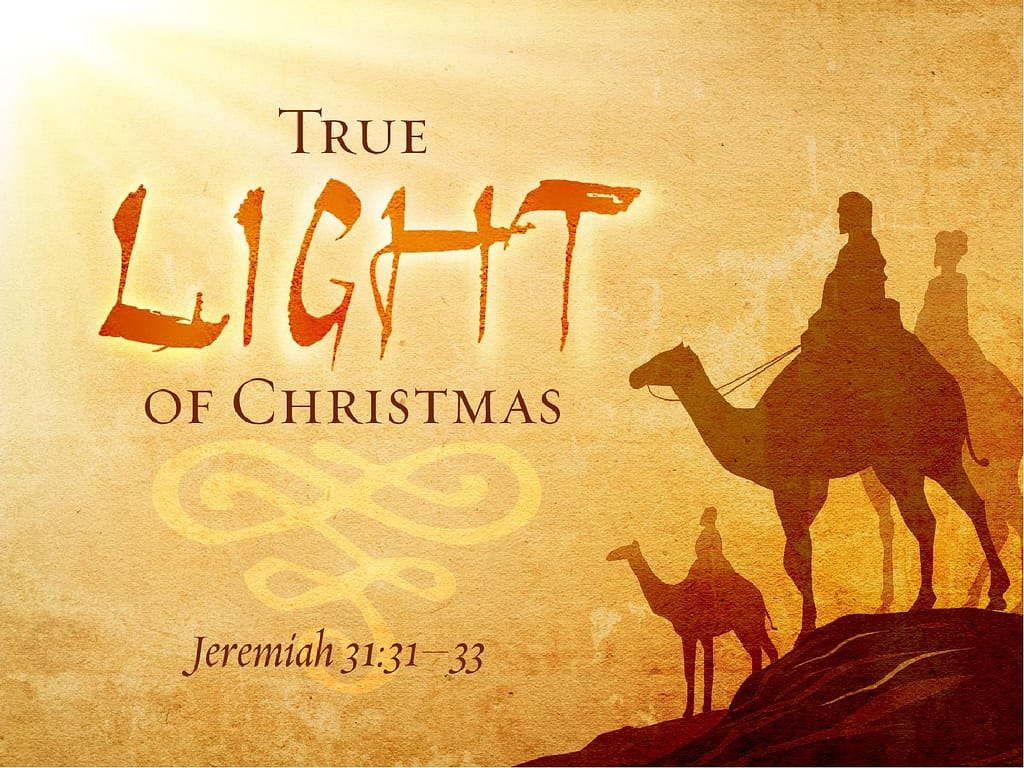 True Light Of christmas PowerPoint Template