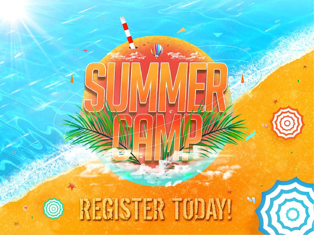 Church Summer Camp Beach PowerPoint