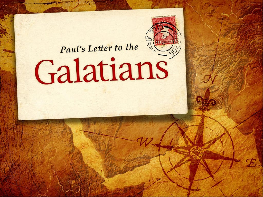 Letter To The Galatians powerPoint Template