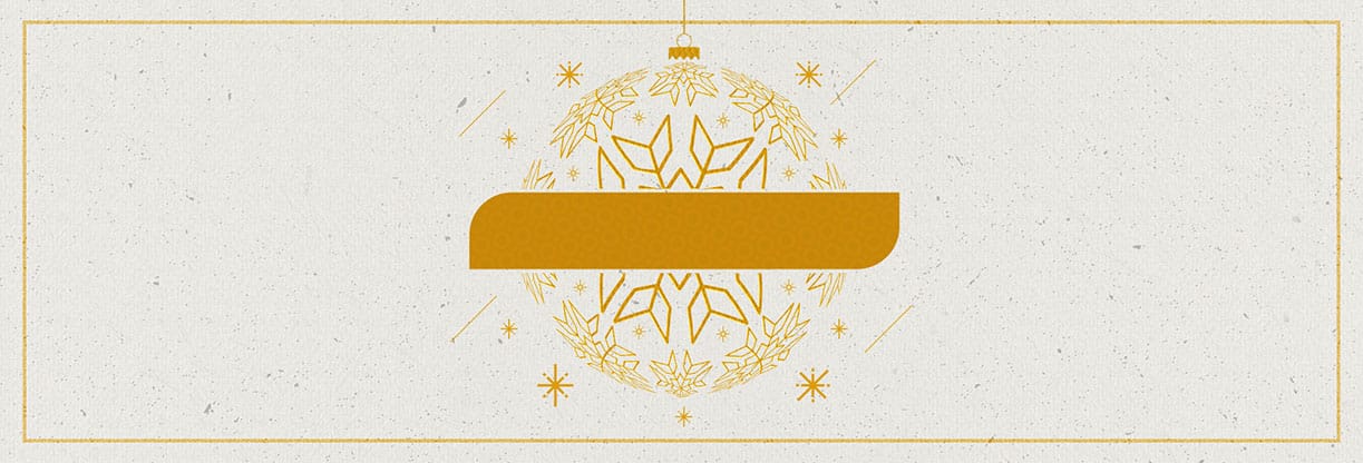 Golden Christmas: Web Banner